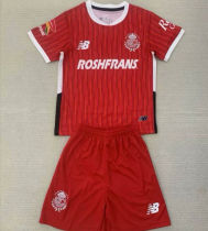 2024/25 Deportivo Toluca Home Red Kids Soccer Jersey