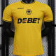 2024/25 Wolves Home Yellow Player Version Soccer Jersey