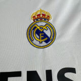 2005/06 RM White Home Retro Long Sleeve Soccer Jersey