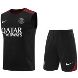 2024/25 PSG Black Vest Training Jersey(A Set)