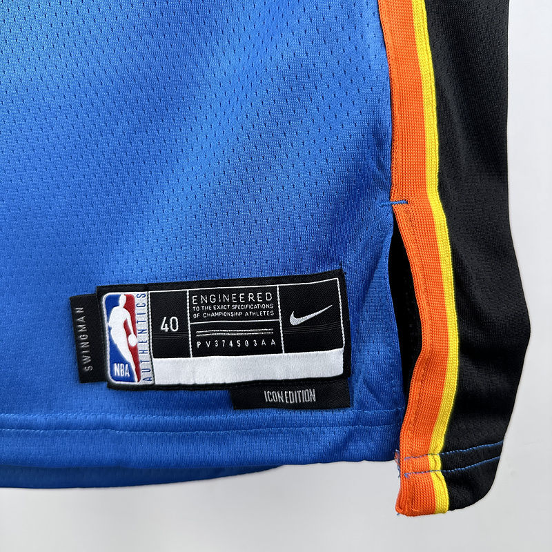 KC Thunder HOLMGREN #7 Black NBA 8