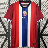 HAALAND #9 Norway Hoem Red Fans Soccer Jersey 2024/25