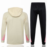 2024/25 PSG Apricot Hoody Zipper Jacket Tracksuit