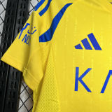 2024/25 Al Nassr Home Yellow Fans Soccer Jersey