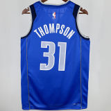 2025 Mavericks THOMPSON #31 Blue NBA Jerseys