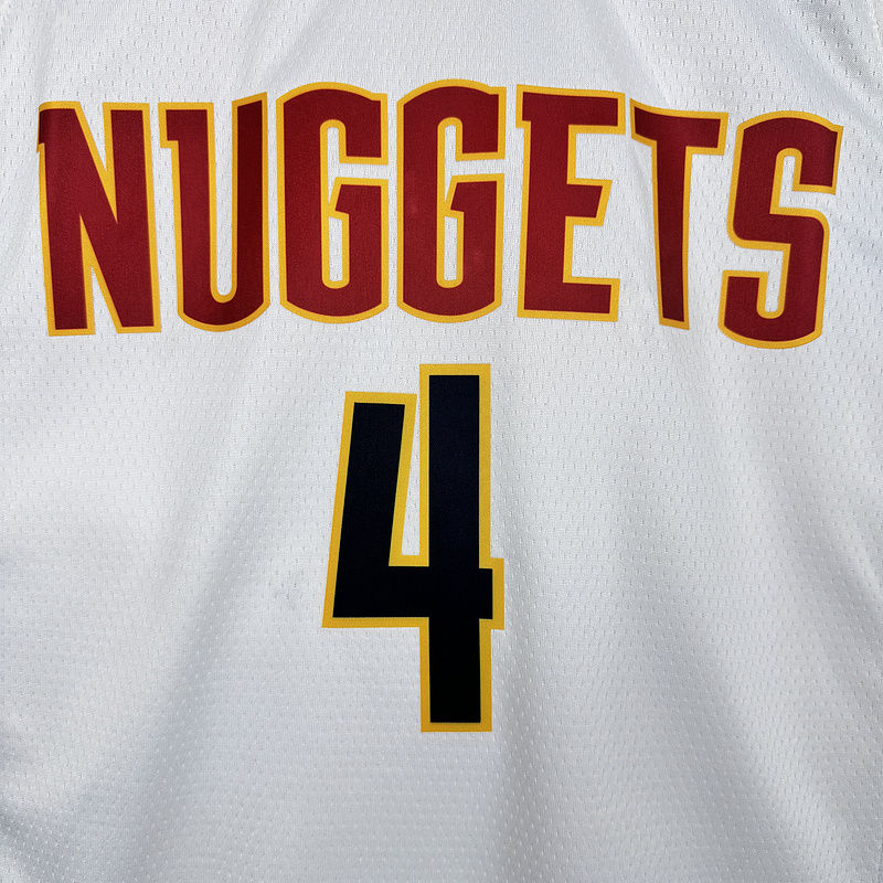 Nuggets WESTBROOK #4 White NBA 4