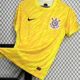 2024/25 Corinthians Yellow Goalkeeper Soccer Jersey