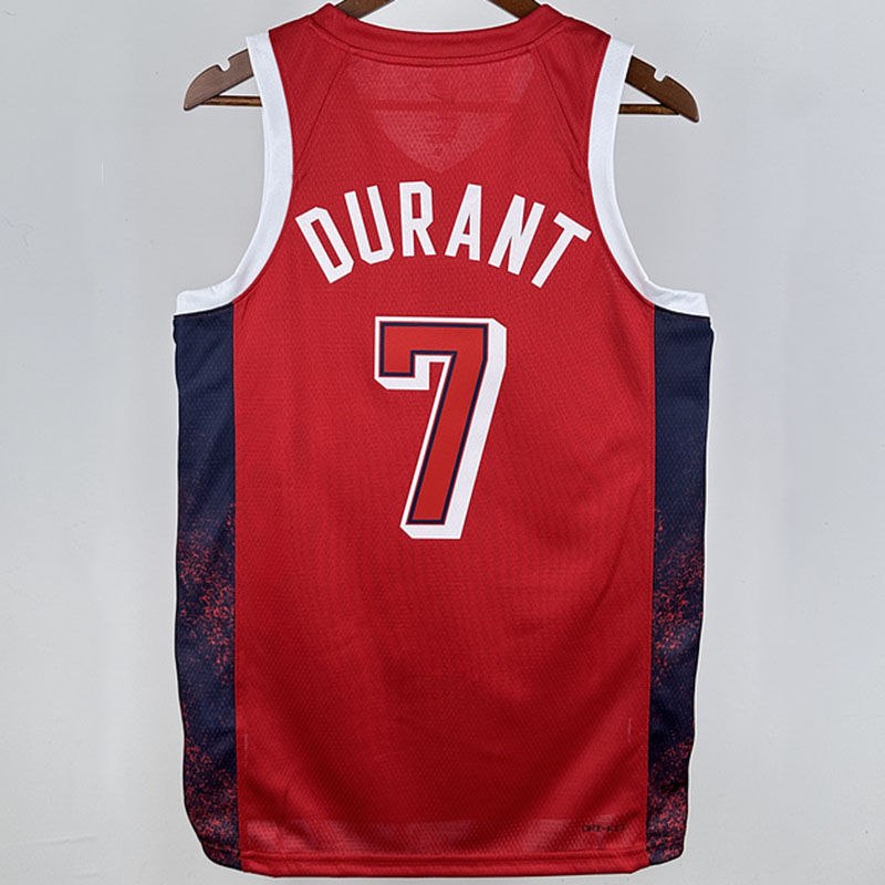 Team USA DURANT #7 Red NBA 2