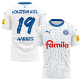 2024/25 Holstein Kiel Away White Fans Soccer Jersey 荷尔斯泰因基尔 德甲