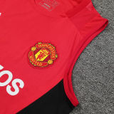 2025 M Utd Red Vest Training Jersey(A Set)