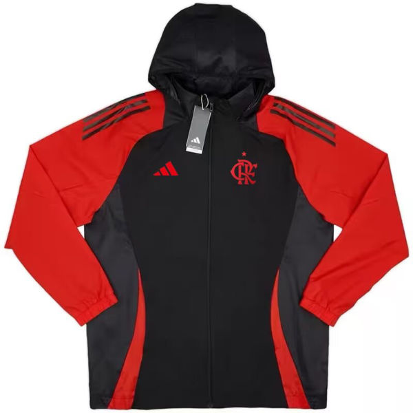 2024/25 Flamengo Black Red Windbreaker