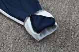 2025 France Sapphire Blue Hoody Zipper Jacket Windbreaker