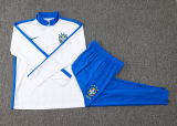 2025 Brazil White Sweater Tracksuit