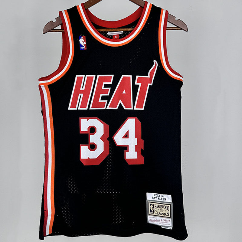 Miami Heat ALLEN #34 Black Retro NBA