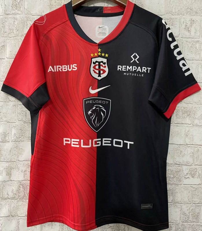 4/25 Stade Toulousain Rugby Shirt Local Versión Aficionado 2022 2