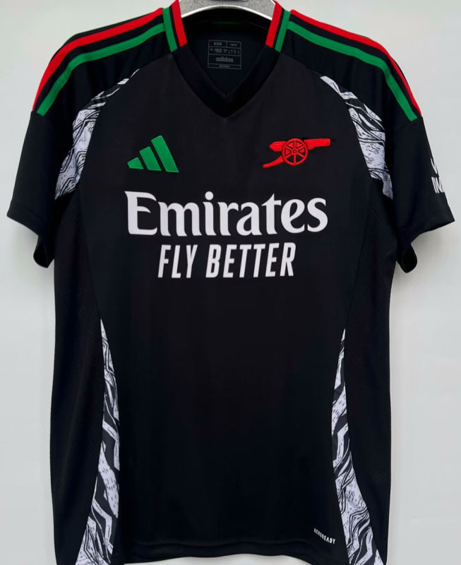 Arsenal Visitante Versión Aficionado 2024/25 (Negra)