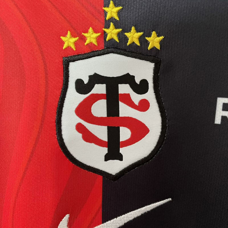 4/25 Stade Toulousain Rugby Shirt Local Versión Aficionado 2022 4