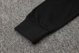 2025 In Milan Black Hoody Zipper Jacket Windbreaker