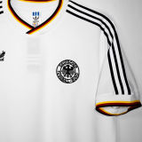 1986 Germany Home White Retro Soccer Jersey