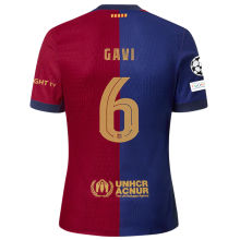 GAVI #6 BA 1:1 Quality Home Fans Jersey 2024/25 (UCL Font 欧冠字体 有号下广告)