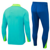 2024/25 Brazil Green Kids Sweater Tracksuit