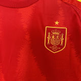 MORATA #7 Spain 1:1 Quality Home Red Fans Jersey 2024/25