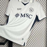 2024/25 Napoli Away White Fans Soccer Jersey