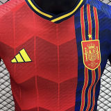 2024/25 Spain Special Edition Red Player Version Soccer Jersey
