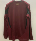 2024/25 Belgium Home Fans Long Sleeve Jersey