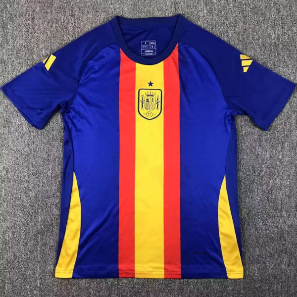 2024/25 Spain Blue Fans Training Jersey