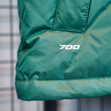1996 THE N FACE Blackish Green Vest Cotton Jacket