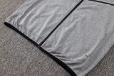 22024/25 England Grey Hoody Zipper Jacket Tracksuit