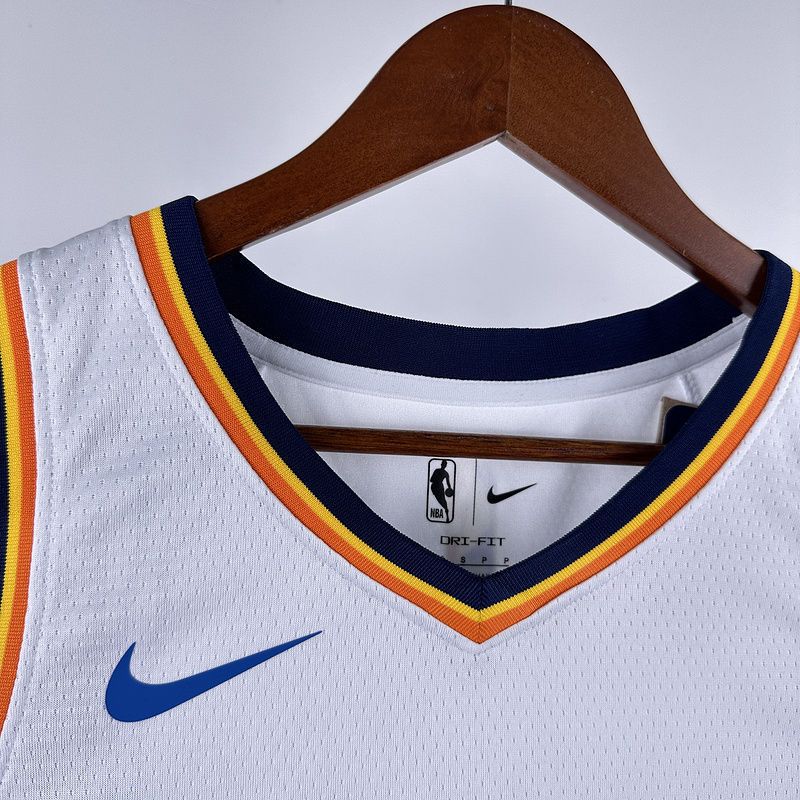 KC Thunder HOLMGREN #7 White NBA 3