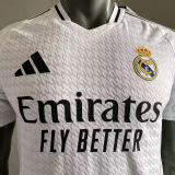 2024/25 RM Home White Player Version Soccer Jersey