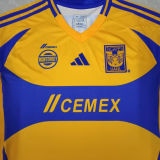 2024/25 U.A.N.L Tiger Home Yellow Fans Soccer Jersey