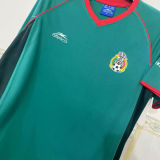 2002 Mexico Home Green Retro Soccer Jersey
