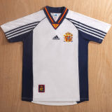 1998 Spain Away Retro Soccer Jersey