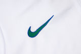 2025 Brazil White Sweater Tracksuit