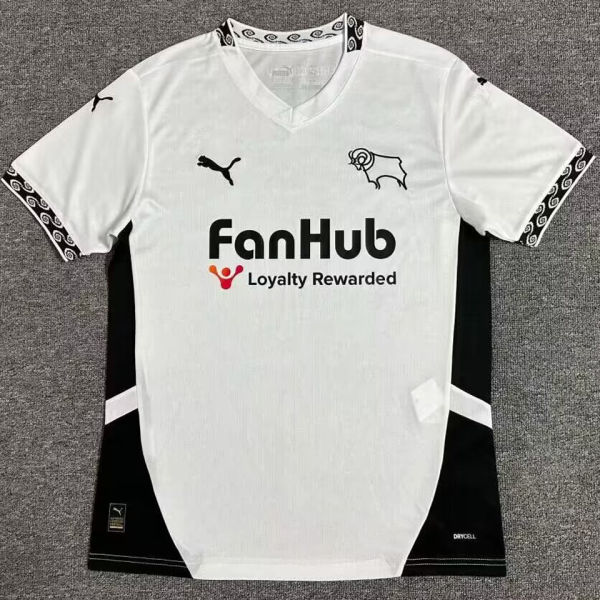 2024/25 Derby County FC Home Fans Soccer Jersey