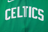 2024/25 Celtics Green Hoody Zipper Jacket Tracksuit