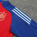 2024/25 Spain Red Kids Sweater Tracksuit