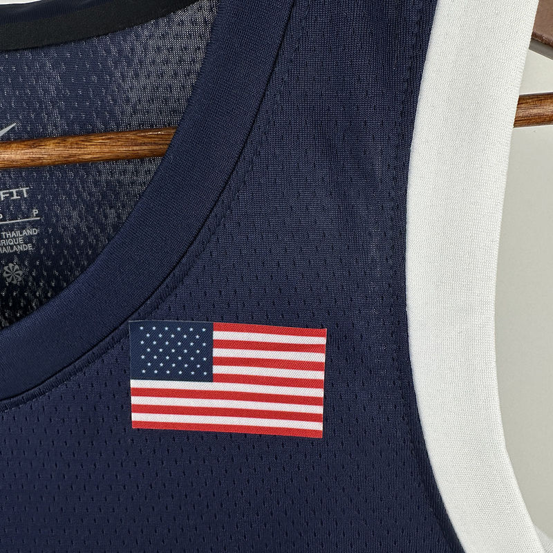 Team USA BOOKER #15 Blue NBA 7