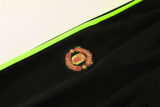 2024/25 M Utd Black Green Jacket Tracksuit