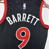 2023 Toronto Raptors BARRETT #9 Black NBA Jerseys