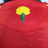 2024/25 Spain Home Red Player Version Long Sleeve Jersey
