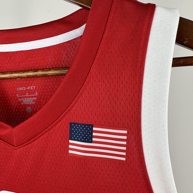 Team USA LEONARD #8 Red NBA 4