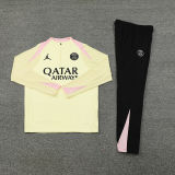 2025 PSG Light Yellow Sweater Tracksuit