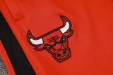2024/25 Bulls Red Hoody Zipper Jacket Tracksuit
