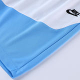2022 Nk White Blue Short Training Jersey(A Set)