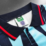 1992 England Third Blue Retro Soccer Jersey